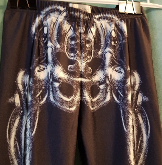 🇨🇦 Black Mechanical Skeleton Leggings - Picture 2 of 4